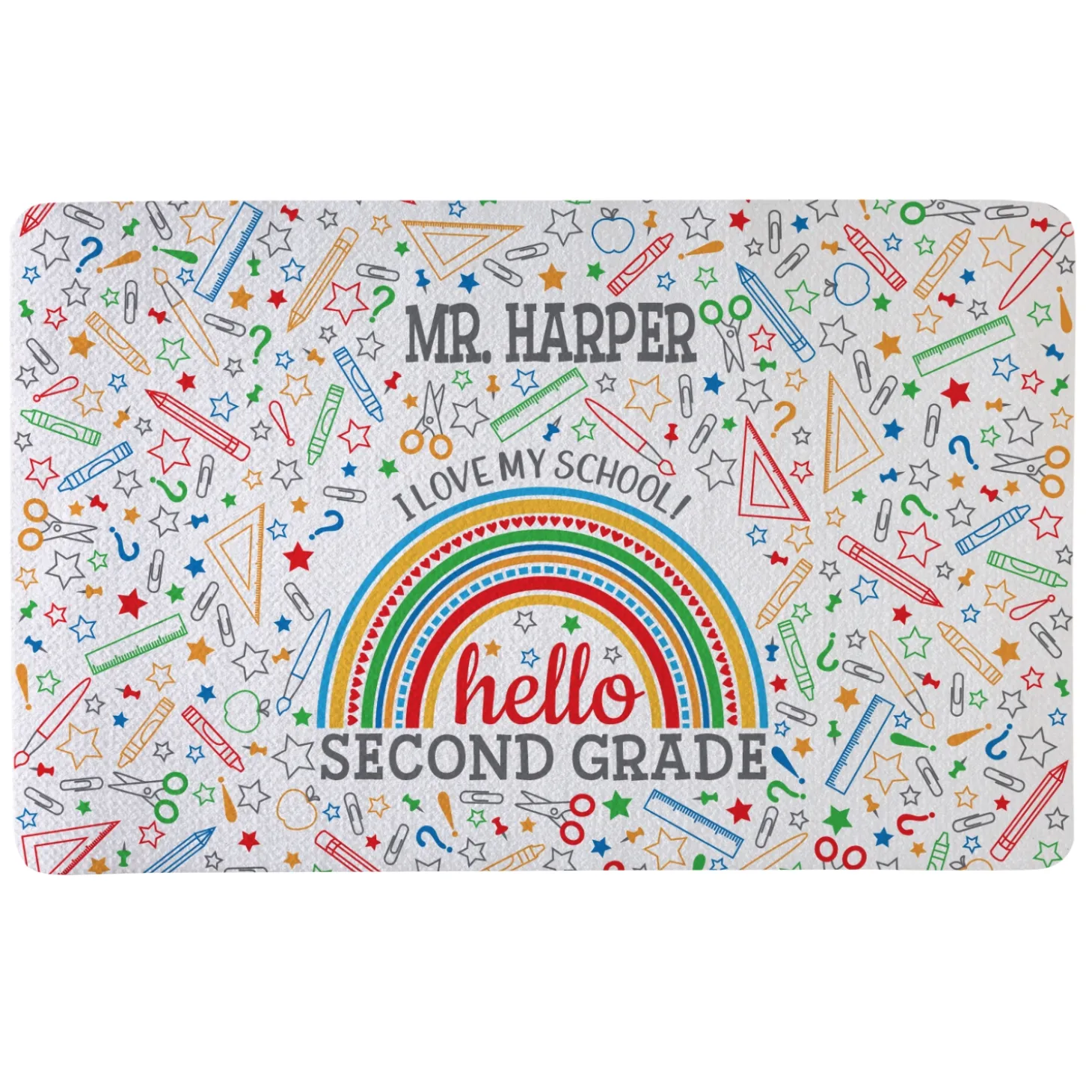 Hello School Year Doormat