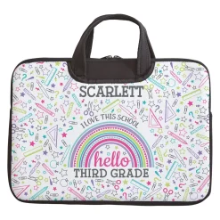 Hello School Year Laptop Carrying Bag