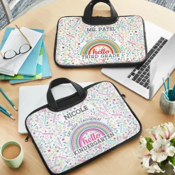 Hello School Year Laptop Carrying Bag