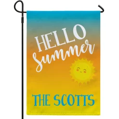 Hello Summer Garden Flag