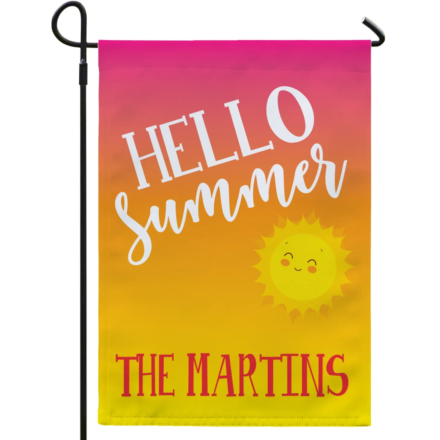 Hello Summer Garden Flag