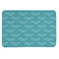 Hello World! Baby Swaddle Blanket
