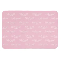 Hello World! Baby Swaddle Blanket
