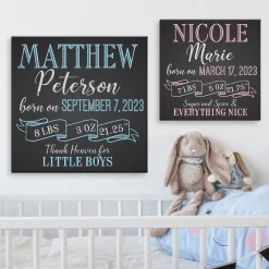 Here I Am! Baby Canvas