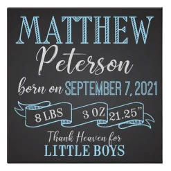 Here I Am! Baby Canvas