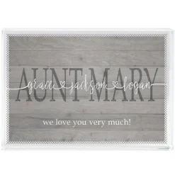Her Love Connects Us Glass Block