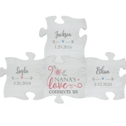 Her Love Connects Us Mini Puzzle Piece Set