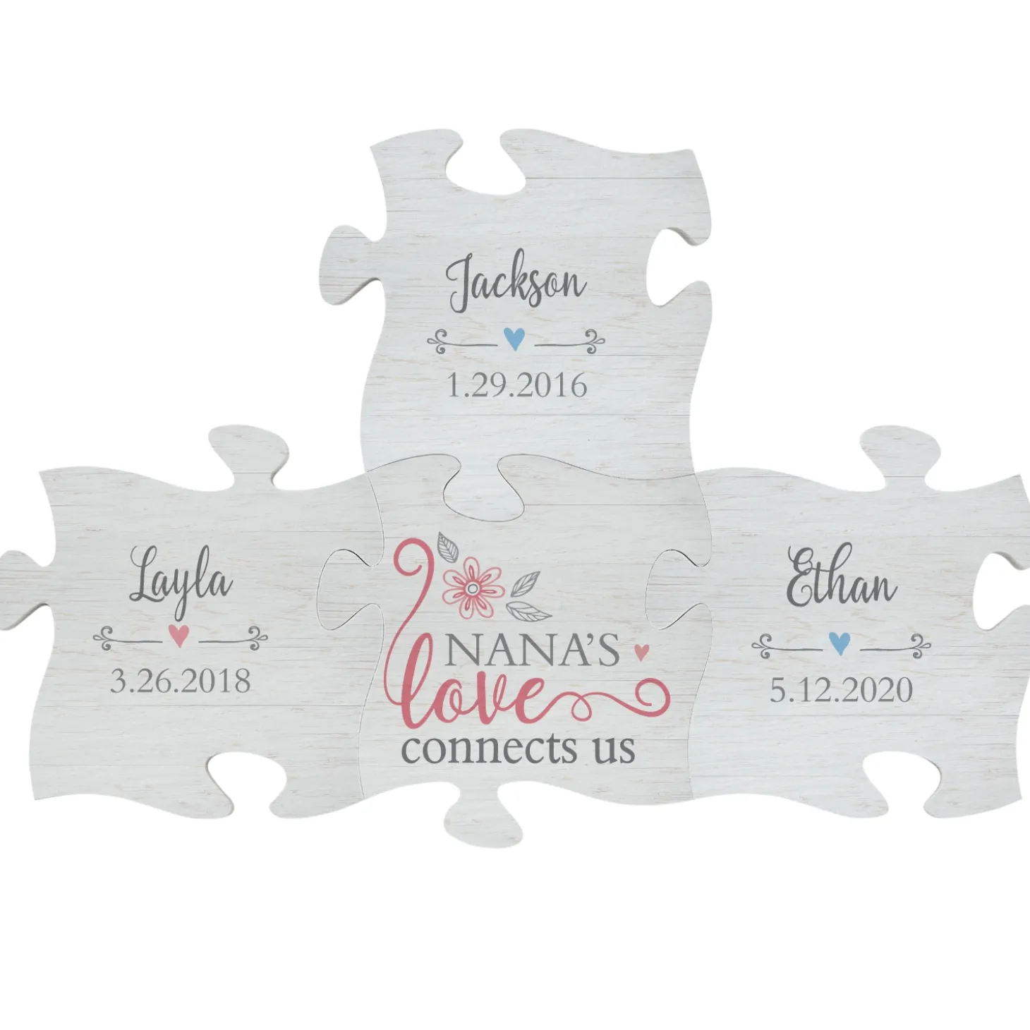 Her Love Connects Us Mini Puzzle Piece Set