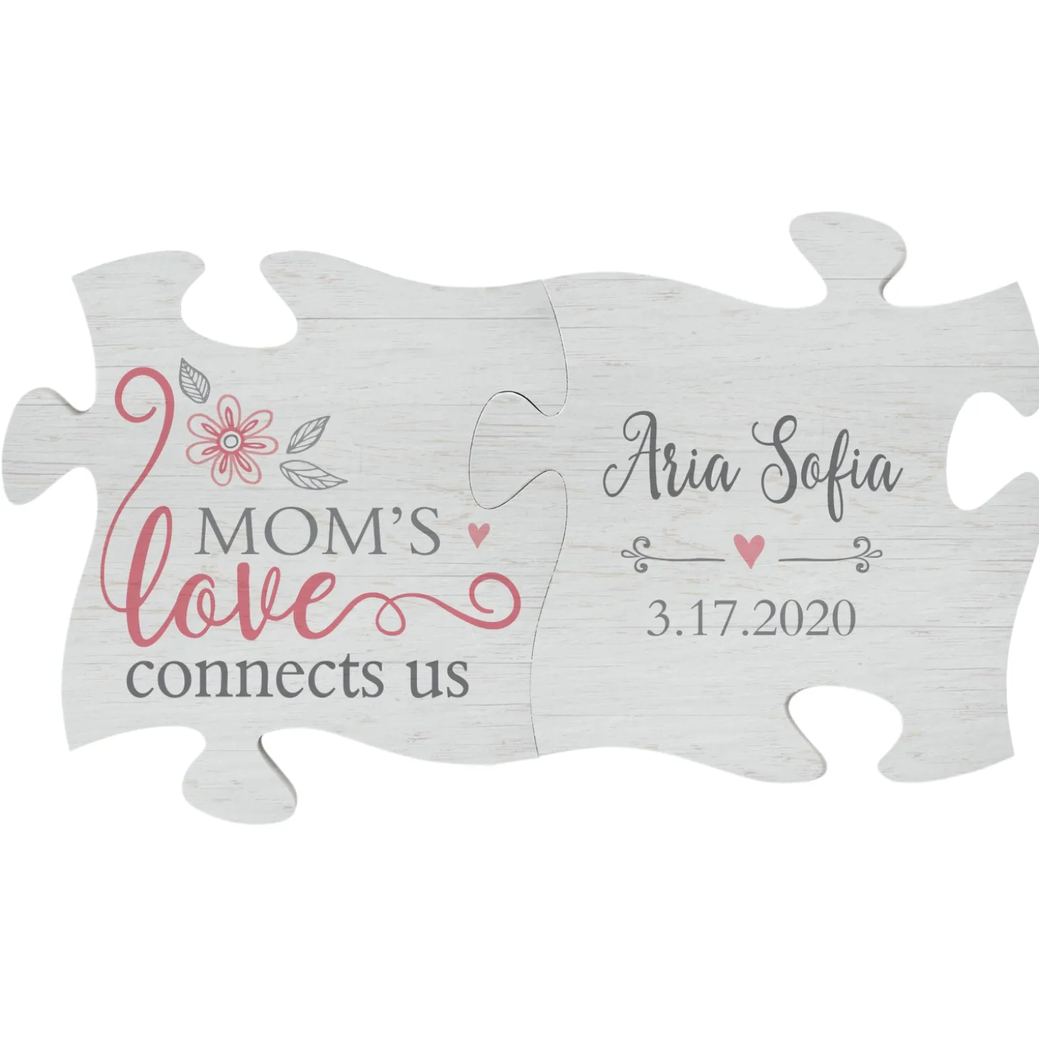 Her Love Connects Us Mini Puzzle Piece Set