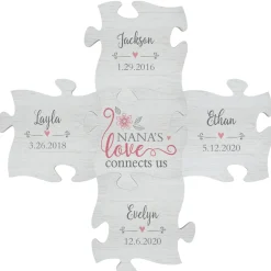 Her Love Connects Us Mini Puzzle Piece Set