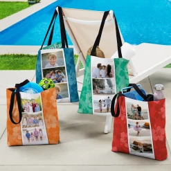 Hibiscus Flowers Photo Tote Bag
