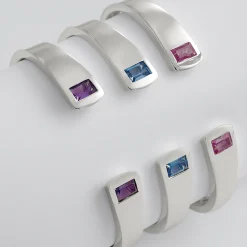 Hidden Message Birthstone Cuff