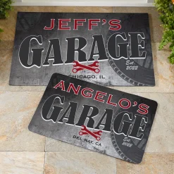 His Garage Doormat
