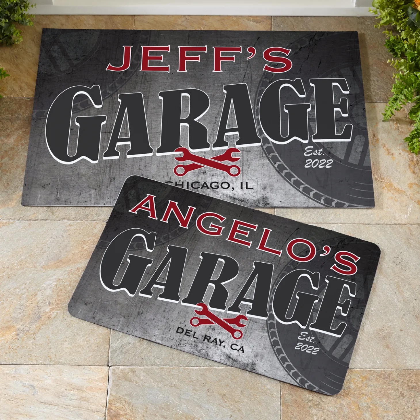 His Garage Doormat