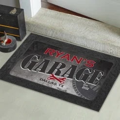 His Garage Doormat