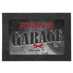 His Garage Doormat