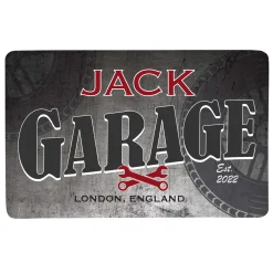 His Garage Doormat