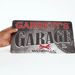 His Garage Metal Sign