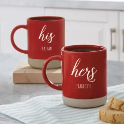 His & Hers Ceramic Mugs