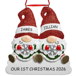 Ho Ho Gnome Family Ornament