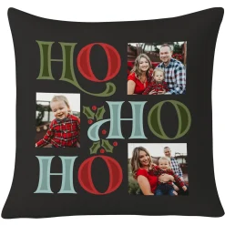 Ho Ho Ho Photo Throw Pillow