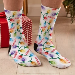 Holiday Lights Socks