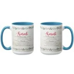 Holiday Name Meaning Mug