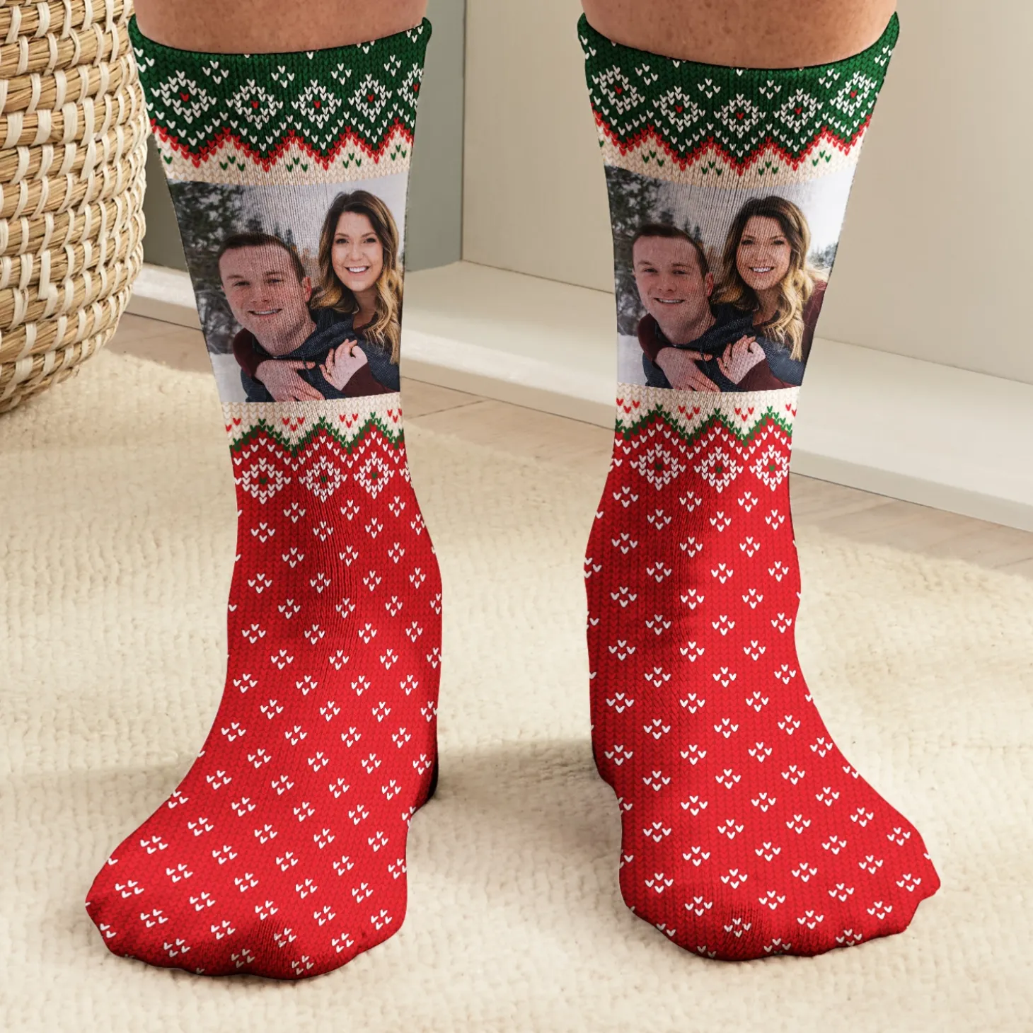 Holiday Photo Socks