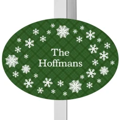 Holiday Snowflake Wreath Holder