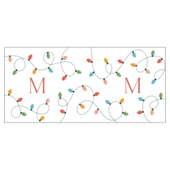Holiday String Lights Initial Mug