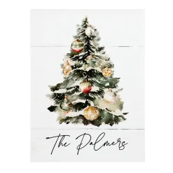 Holiday Tree Wood Block