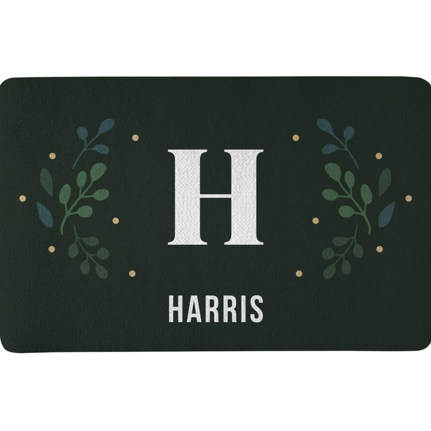 Holly Initial & Name Doormat
