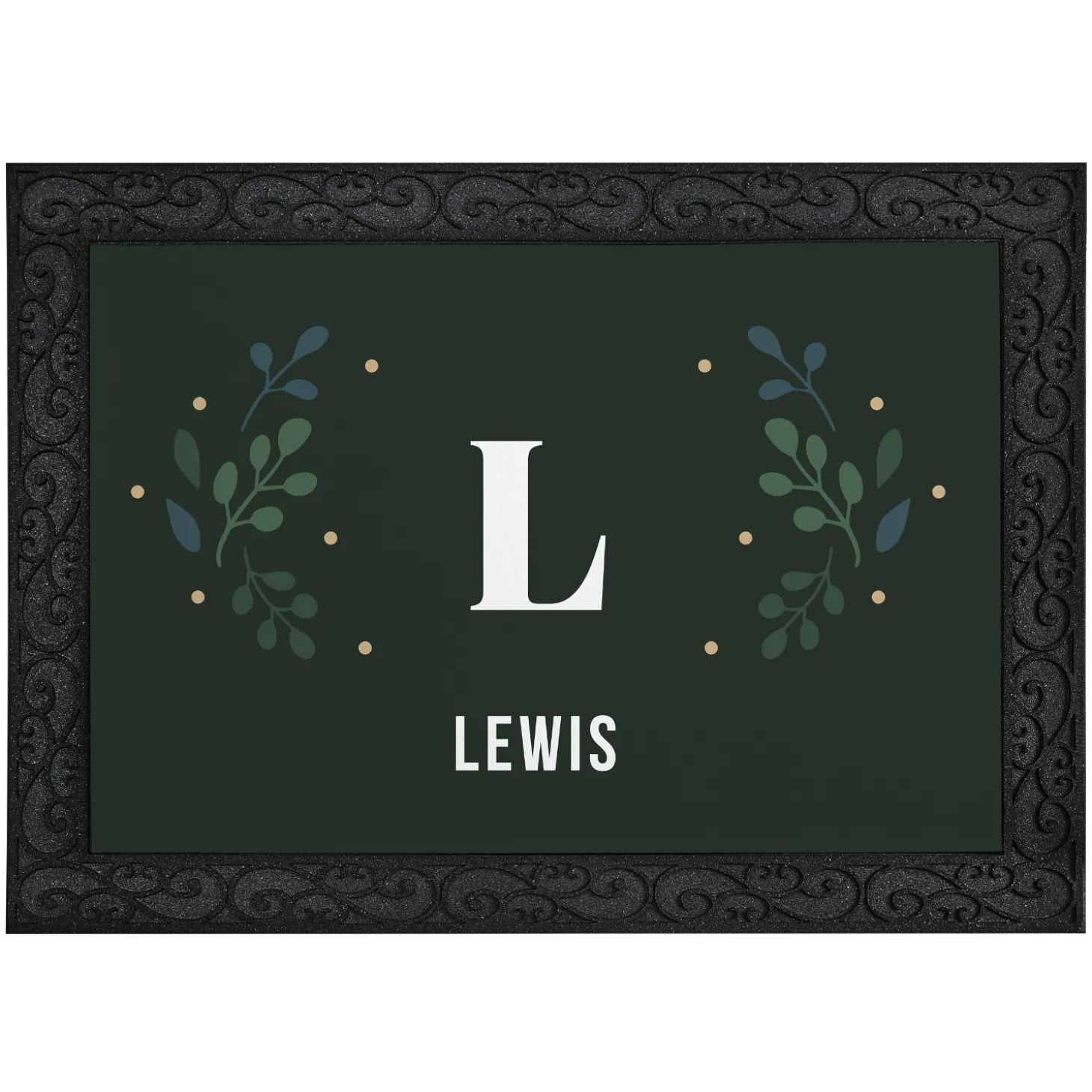 Holly Initial & Name Doormat