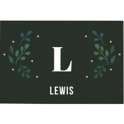 Holly Initial & Name Doormat