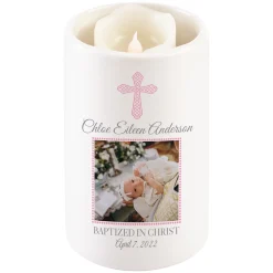 Holy Sacrament Photo LED Votive