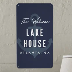 Home Away From Home Metal Sign