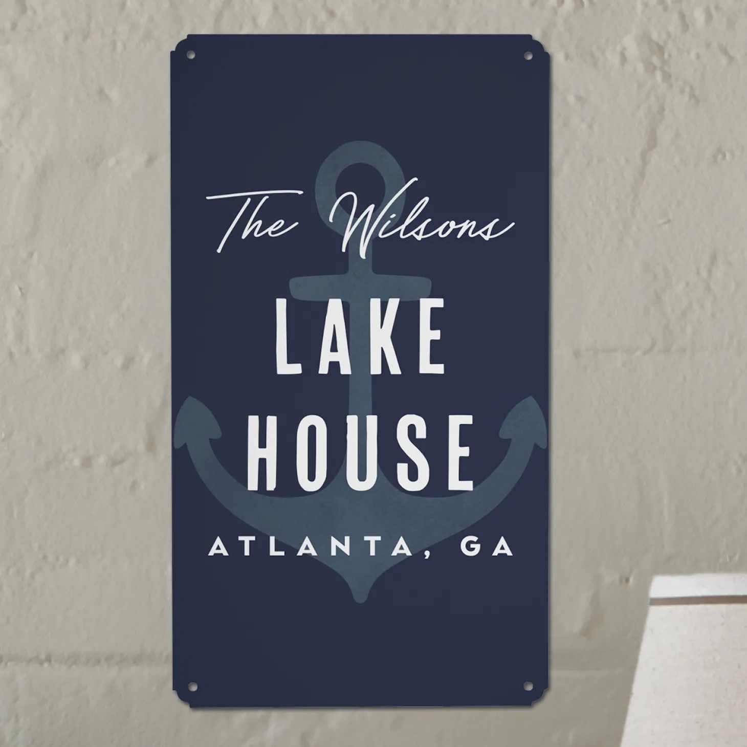 Home Away From Home Metal Sign