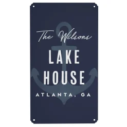 Home Away From Home Metal Sign