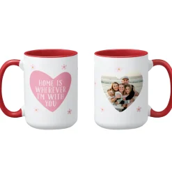 Home Heart Photo Mug