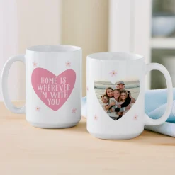 Home Heart Photo Mug