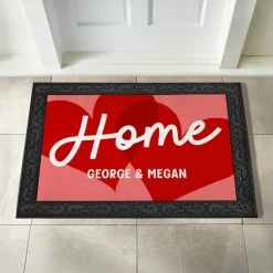 Home Hearts Doormat