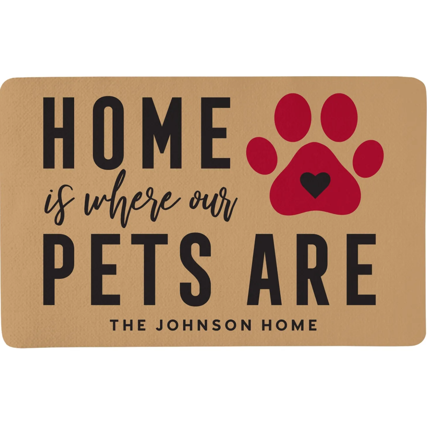 Home is Where Our Pets Are Doormat