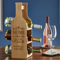 Home is Where the Wine is Bottle Display