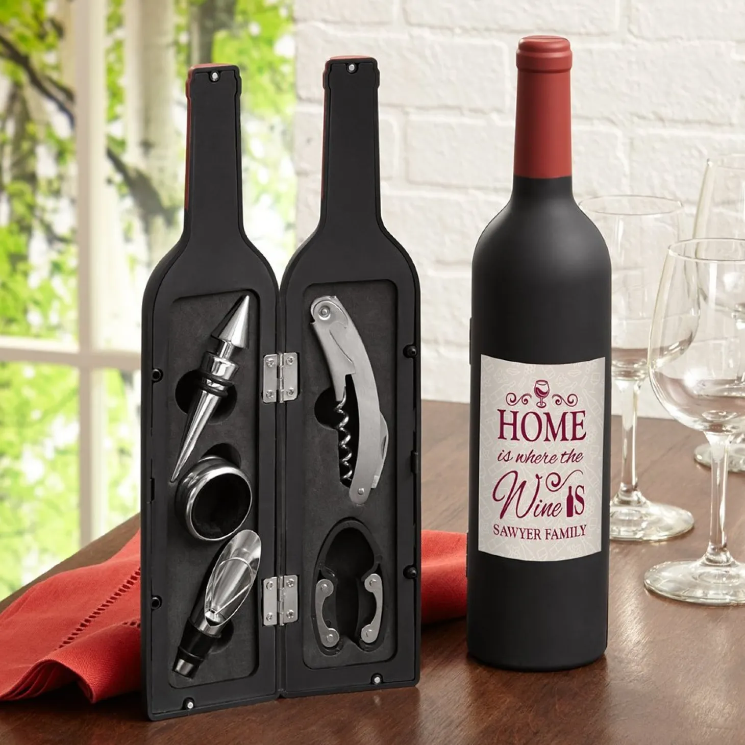 Home Is Where The Wine Is 5 Piece Tool Set