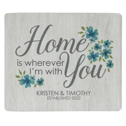 Home is With You Plush Blanket
