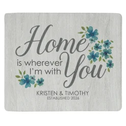 Home is With You Plush Blanket