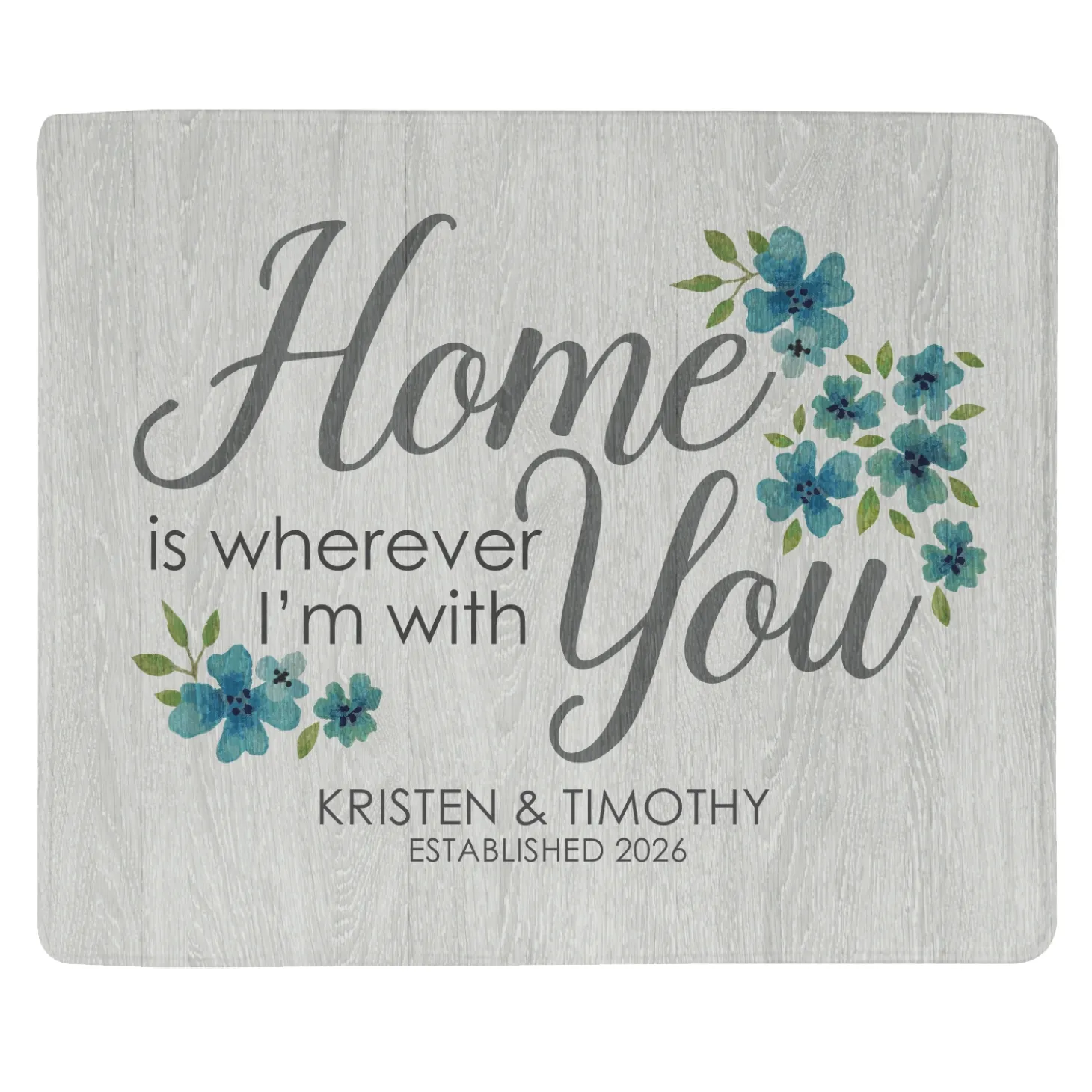 Home is With You Plush Blanket