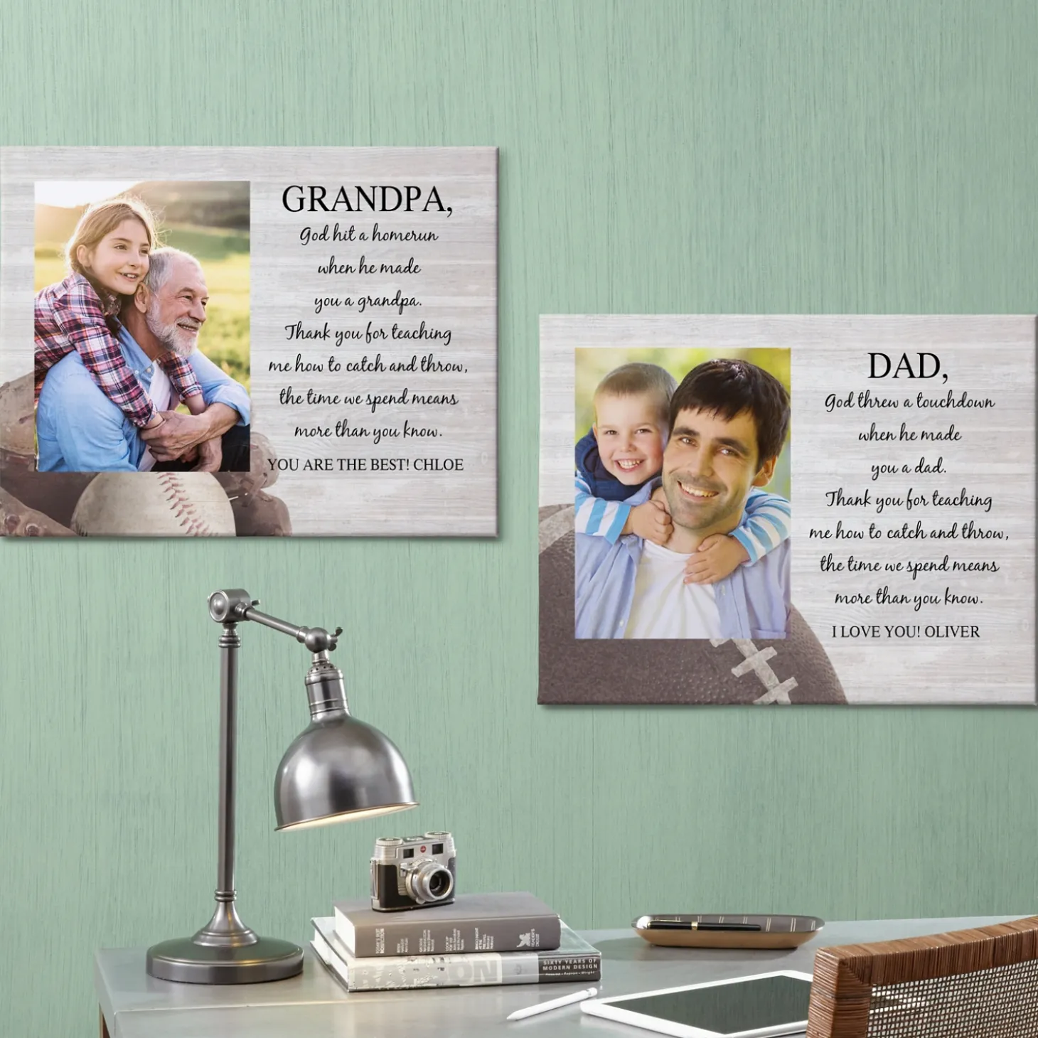 Home Run Dad Sports Wall Art