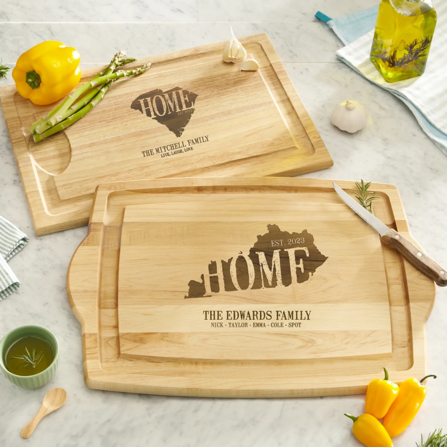 Home State Maple Wood Cutting Board