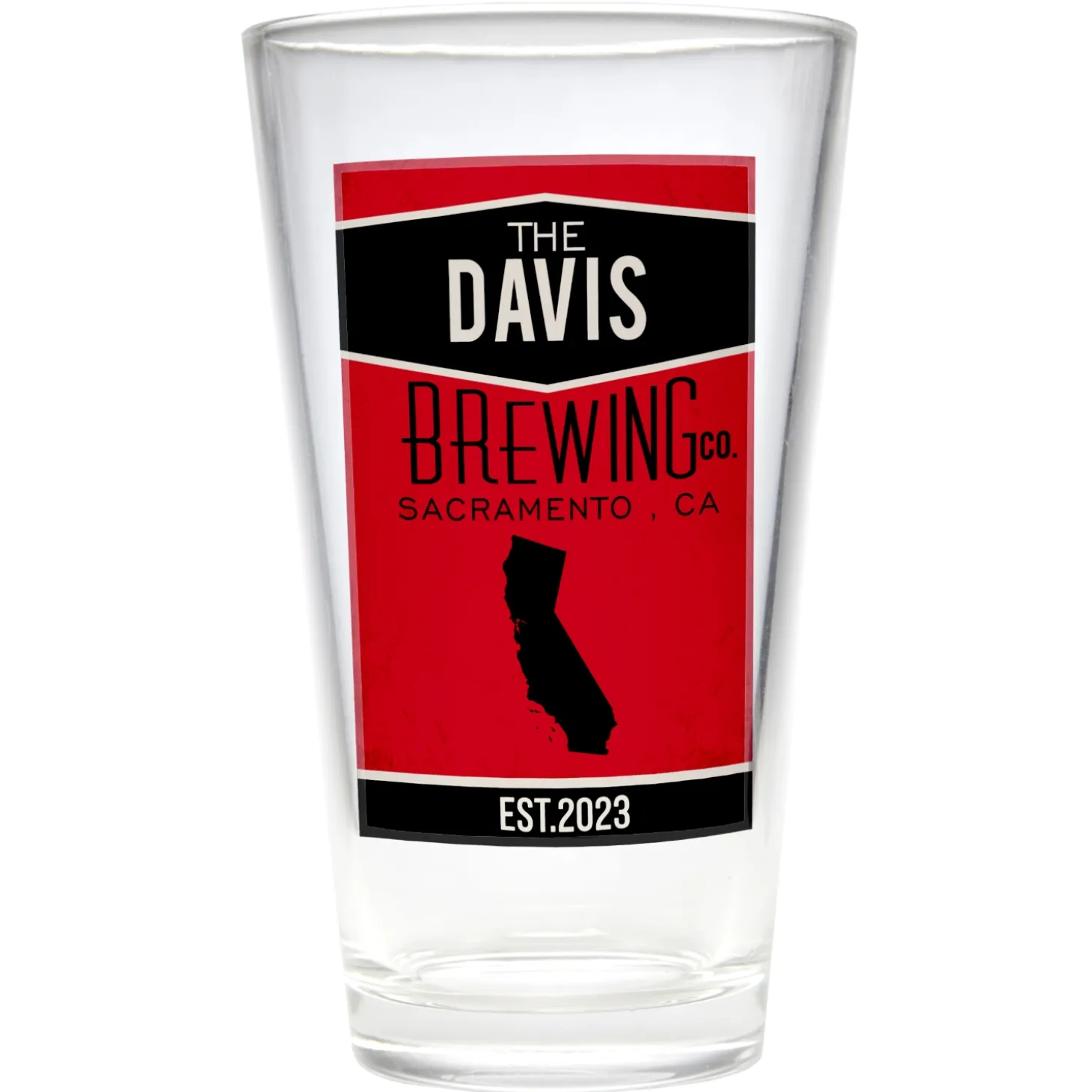 Home State Pint Beer Glass